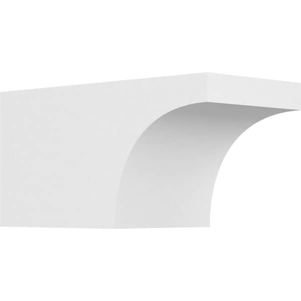 Ekena Millwork Standard Huntington Architectural Grade PVC Rafter Tail, 6"W X 6"H X 12"L RFTP06X06X12HUN - main